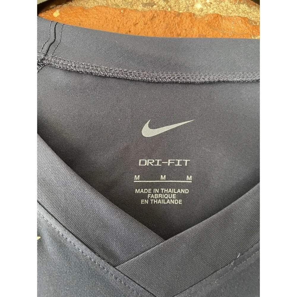 NWT Nike Mesh Flag Football Jersey Youth Boy's‎ M navy blue Cali Dri-Fit #1